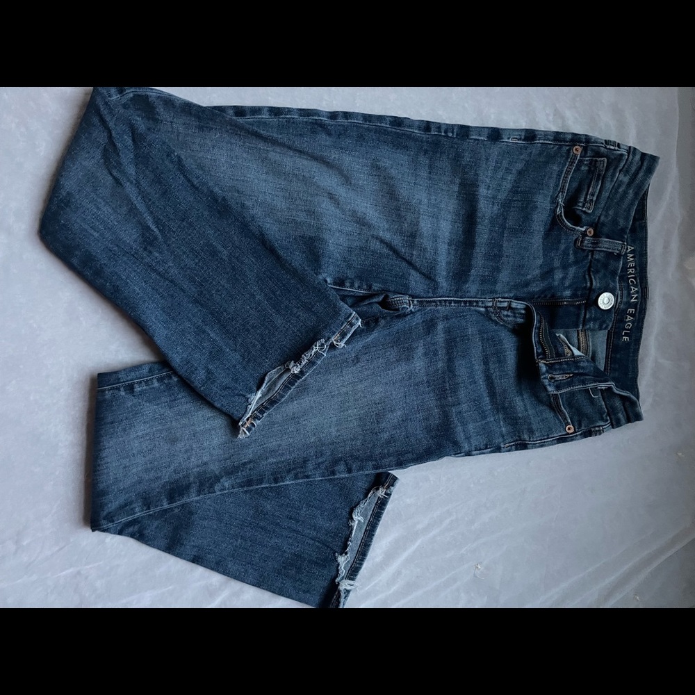American eagle flare jeans.